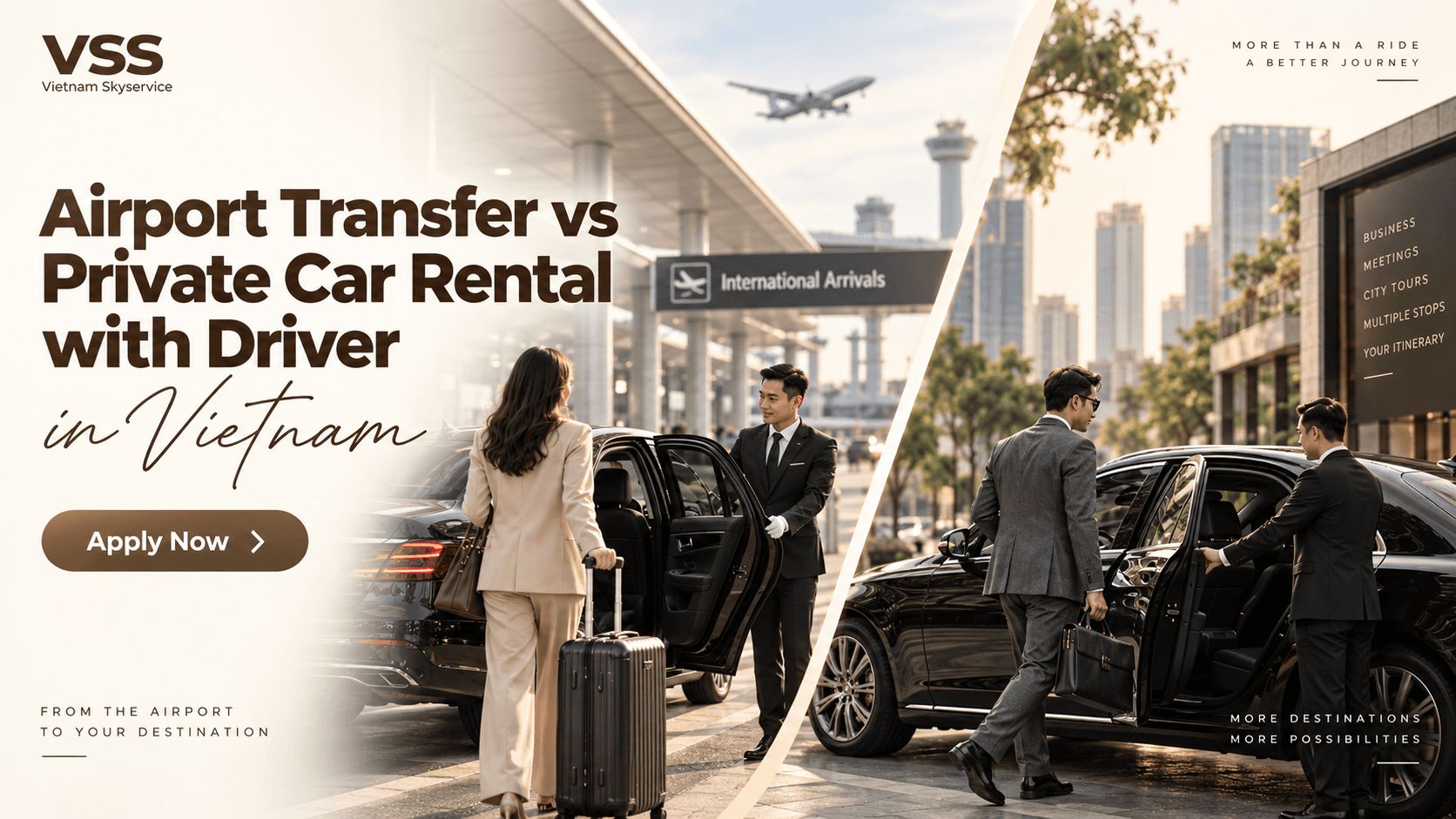 Airport Transfer vs Private Car Rental with Driver