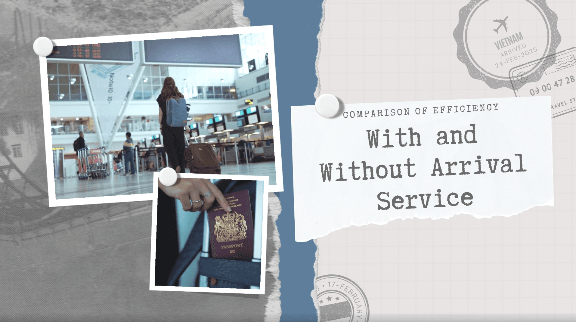 Comparison of Efficiency With and Without Arrival Service